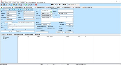 Kundenverwaltung in unserer Werkstatt Software, Werkstatt Office PRO
